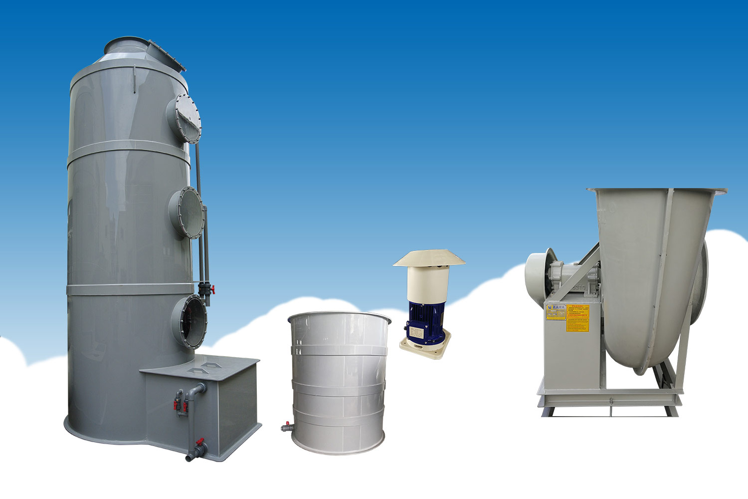 酸雾塔废气处理工艺工作原理和流程